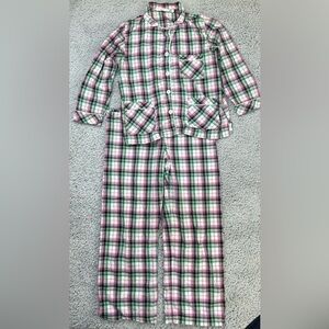Victoria's Secret Pajamas Womens Small Matching Set Long Sleeve Plaid Basic Home